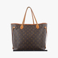 Pre-owned Louis Vuitton NEVERFULLMM Brown Monogram Canvas M40156 shoulderbag | stylenewstar