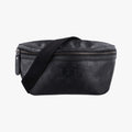 Pre-owned Gucci GG Supreme Black PVC coated canvas 233269 bum bag/waist bag | stylenewstar