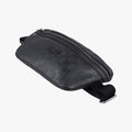 Pre-owned Gucci GG Supreme Black PVC coated canvas 233269 bum bag/waist bag | stylenewstar