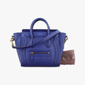 luggage nano shopper Blue leather F-VP-0144 F-MM-0144ラゲージナノショッパー ブルー レザー F-VP-0144 F-MM-0144