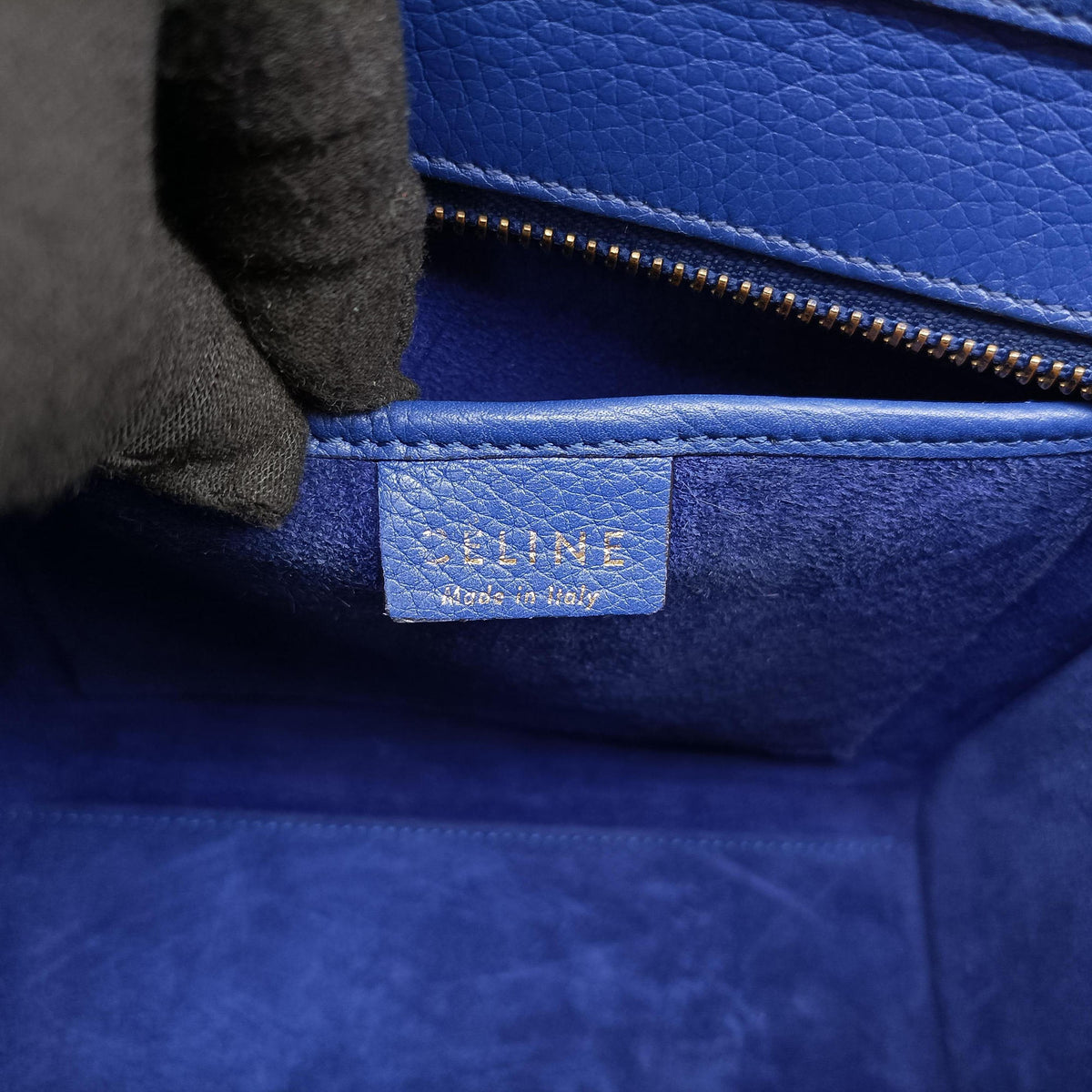 luggage nano shopper Blue leather F-VP-0144 F-MM-0144ラゲージナノショッパー ブルー レザー F-VP-0144 F-MM-0144