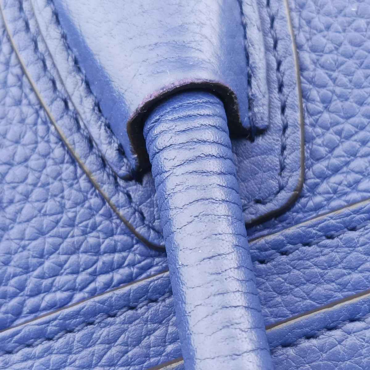 luggage nano shopper Blue leather F-VP-0144 F-MM-0144ラゲージナノショッパー ブルー レザー F-VP-0144 F-MM-0144