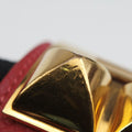 Collier de chien Red×golden Leather × GP S ▢R SIコリエ ド シアン レッド×ゴールド レザー×GP S ▢R SI