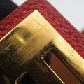 Collier de chien Red×golden Leather × GP S ▢R SIコリエ ド シアン レッド×ゴールド レザー×GP S ▢R SI