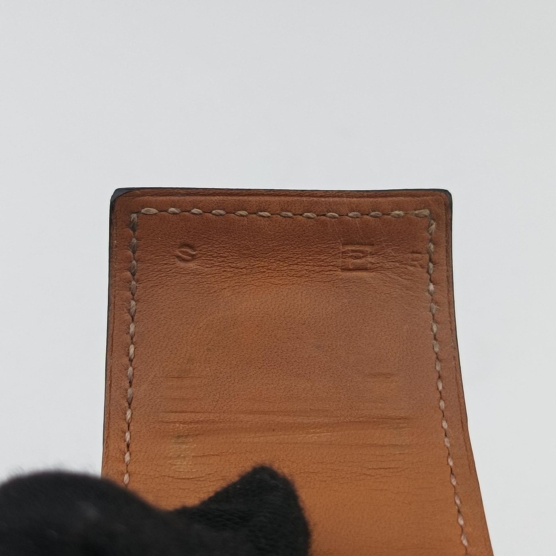 Collier de Chien Black×golden Leather × GP S ▢P Rコリエ ド シアン ブラック×ゴールド レザー×GP S ▢P R