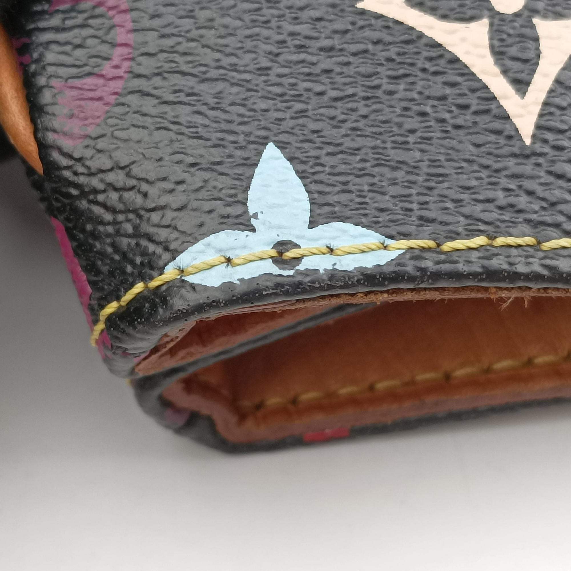 Pre-owned Louis Vuitton Aurelia MM Noir Monogram Multicolor M40095 shoulderbag | stylenewstar