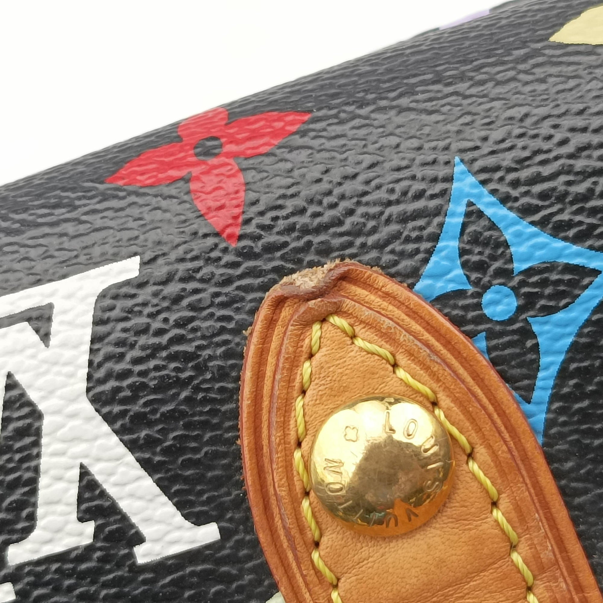 Pre-owned Louis Vuitton Aurelia MM Noir Monogram Multicolor M40095 shoulderbag | stylenewstar