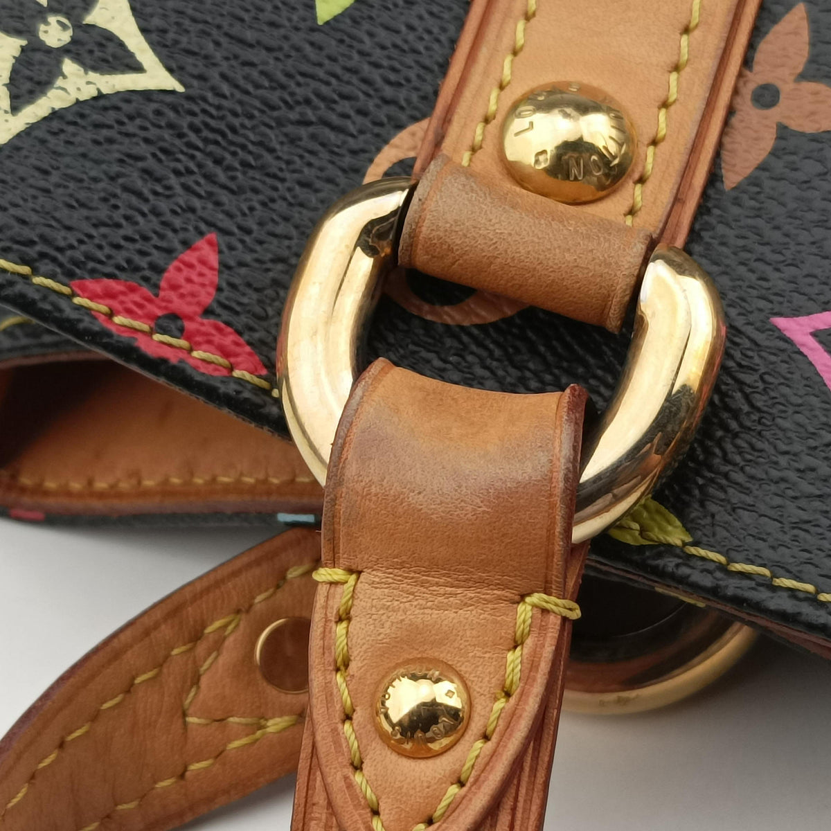 Pre-owned Louis Vuitton Aurelia MM Noir Monogram Multicolor M40095 shoulderbag | stylenewstar