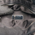 Rosa Satin Crystal Mini Tote Silver Rhinestone 1BA253 270ローザ サテン クリスタル ミニトート シルバー ラインストーン 1BA253 270