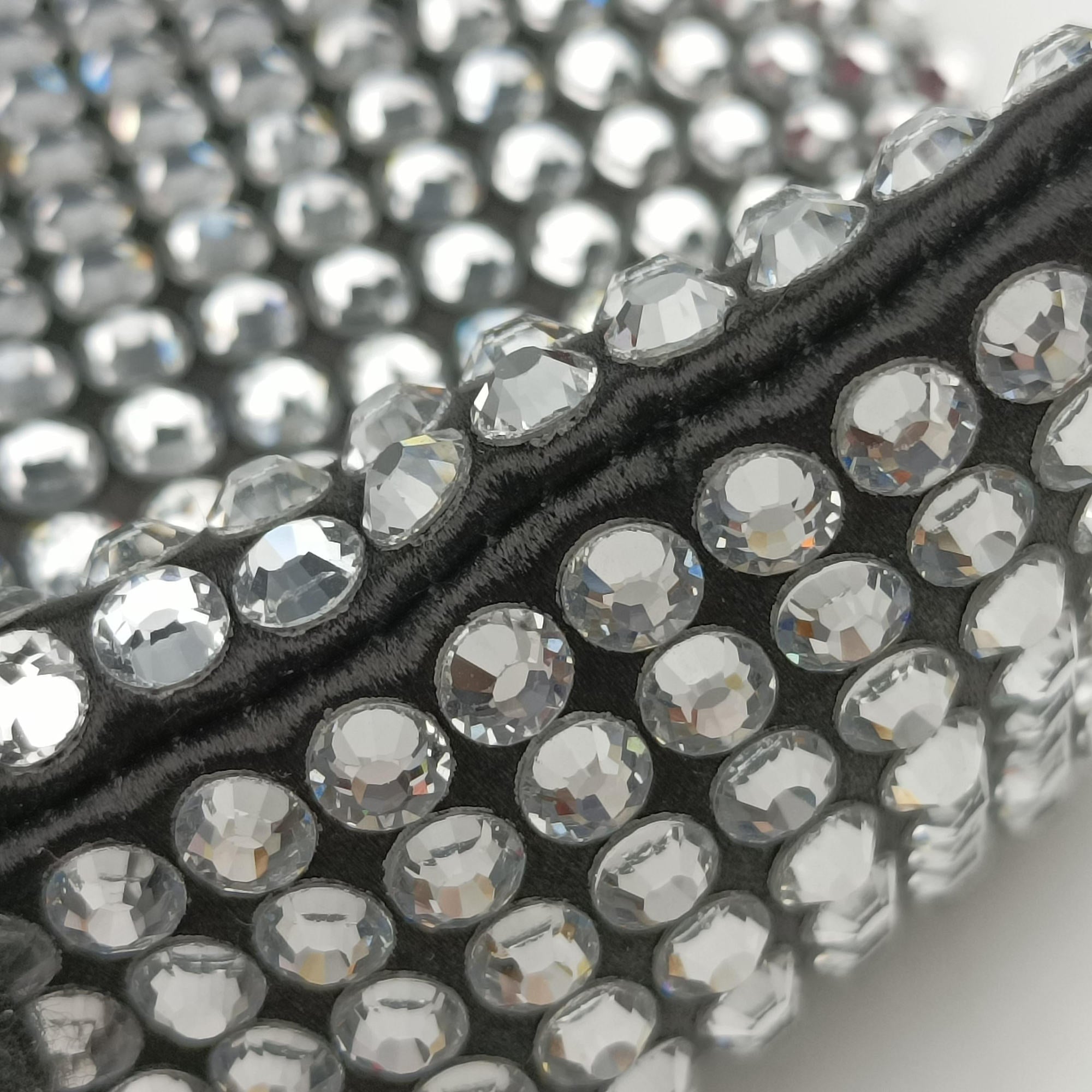 Pre-owned Prada Rosa Satin Crystal Mini Tote Silver Rhinestone 1BA253 shoulderbag | stylenewstar