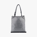 Pre-owned Prada Rosa Satin Crystal Mini Tote Silver Rhinestone 1BA253 shoulderbag | stylenewstar