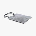 Pre-owned Prada Rosa Satin Crystal Mini Tote Silver Rhinestone 1BA253 shoulderbag | stylenewstar