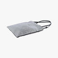 Pre-owned Prada Rosa Satin Crystal Mini Tote Silver Rhinestone 1BA253 shoulderbag | stylenewstar
