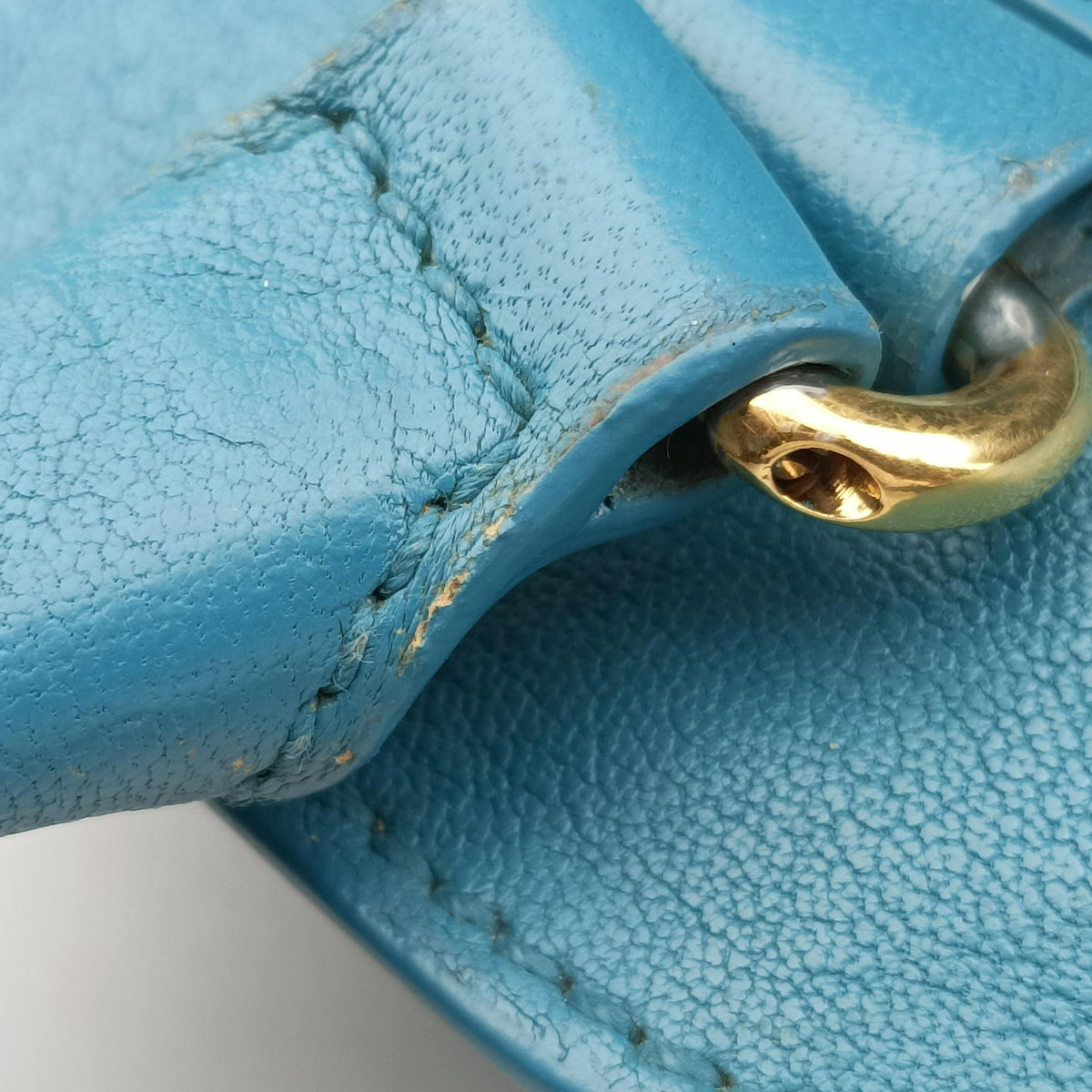 Y LIGNE Petit Cabas Blue Leather 275091 275091.001998Yライン プチカバス ブルー レザー 275091 275091.001998