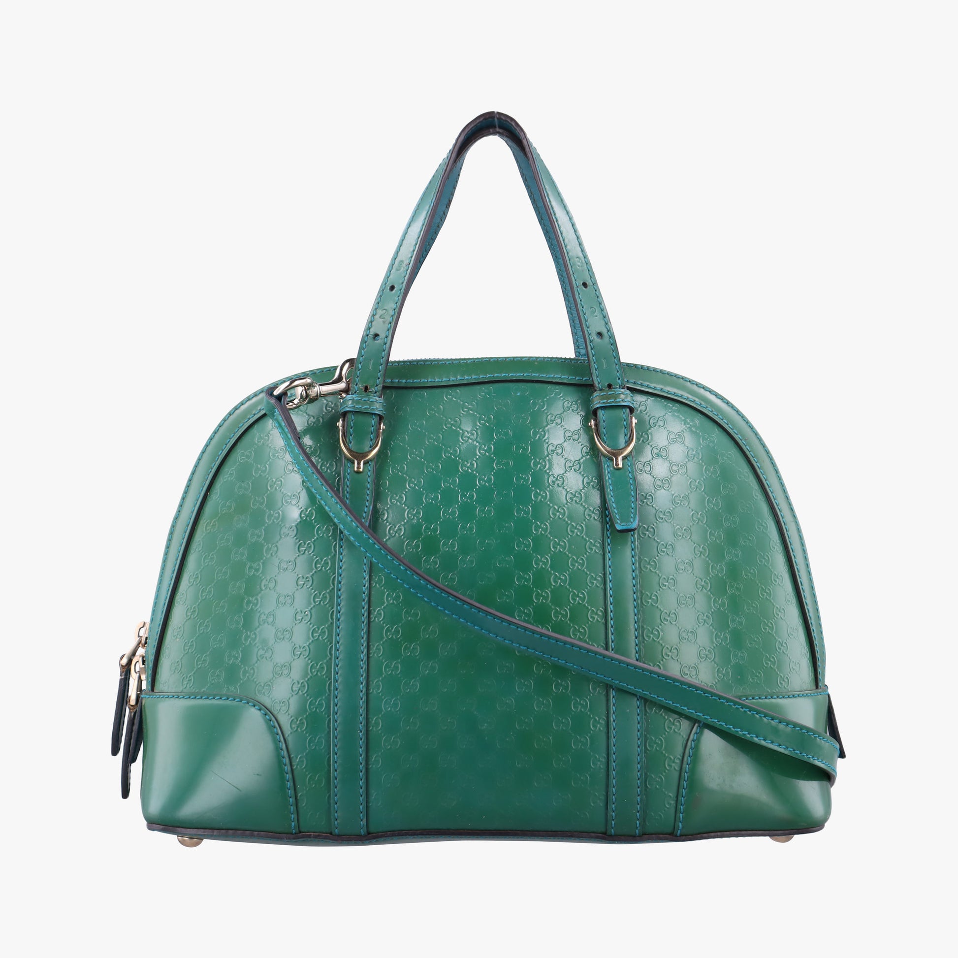 Microguccissima Green Patent Leather 309617 D016515121マイクログッチシマ グリーン パテント 309617 D016515121