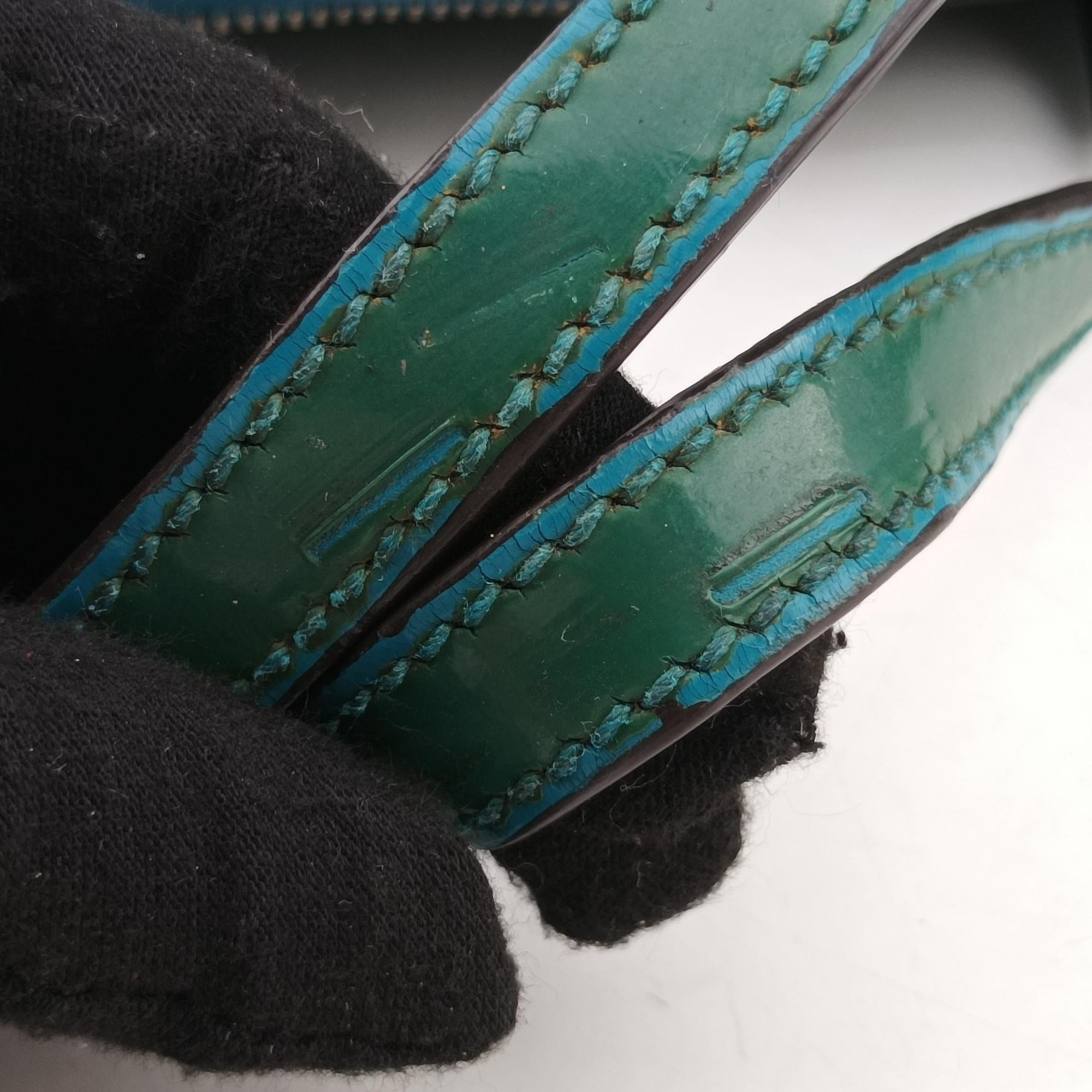 Microguccissima Green Patent Leather 309617 D016515121マイクログッチシマ グリーン パテント 309617 D016515121