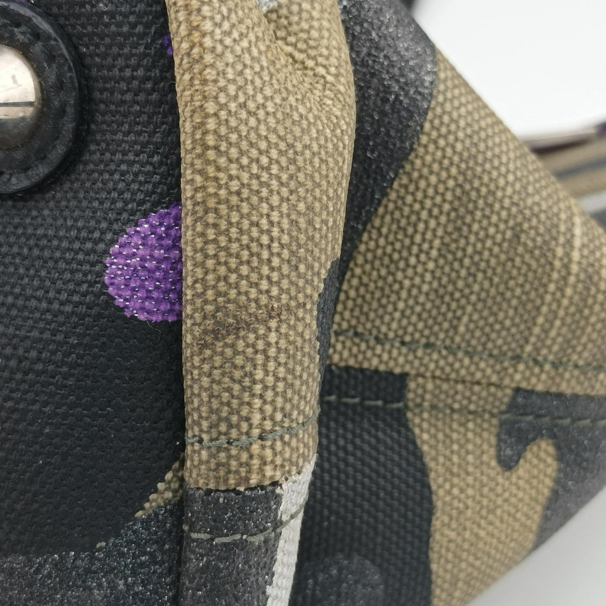 Pre-owned Christian Dior Camouflage Print Bowler Multicolour canvas  shoulderbag | stylenewstar