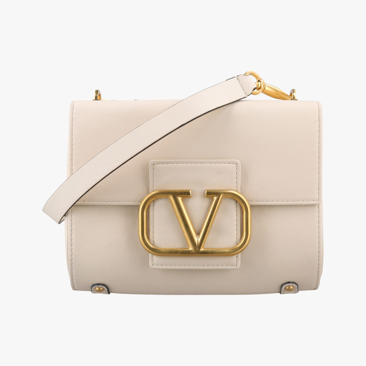 VLogo White Leather IC ChipVロゴ ホワイト レザー ICチップ
