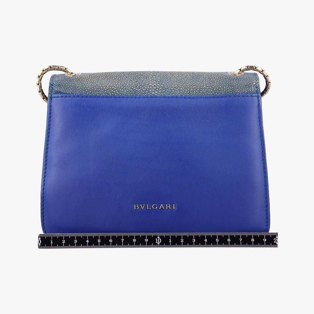 Serpenti Blue Galuchat Skin×Leather LA.L13.37036セルペンティ ブルー ガルーシャスキン×レザー LA.L13.37036