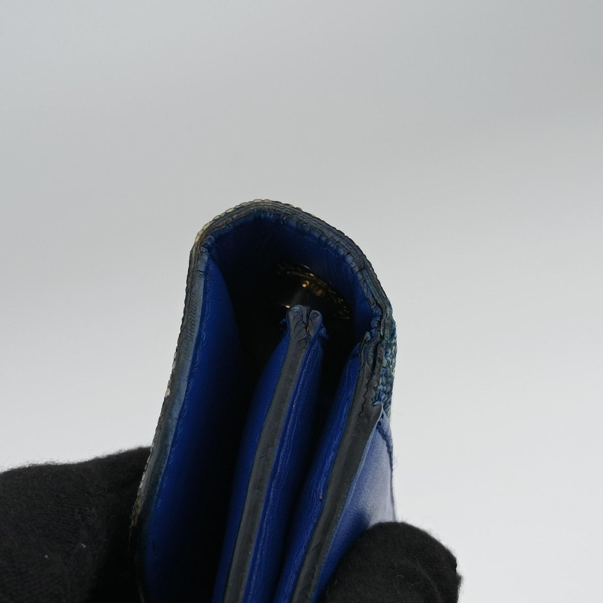 Serpenti Blue Galuchat Skin×Leather LA.L13.37036セルペンティ ブルー ガルーシャスキン×レザー LA.L13.37036