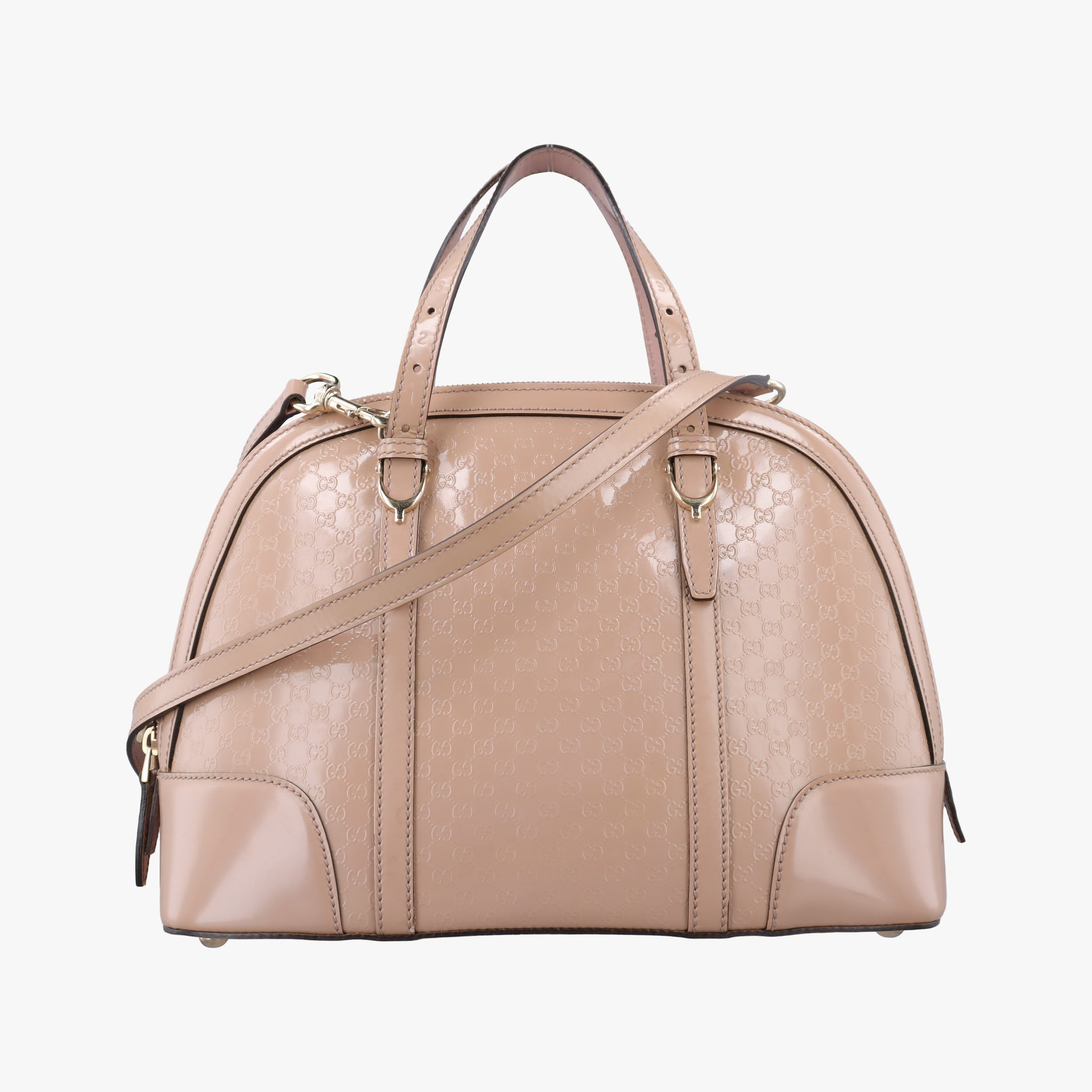 Microguccissima Beige Patent Leather 309617 H014882000マイクログッチシマ ベージュ パテント 309617 H014882000
