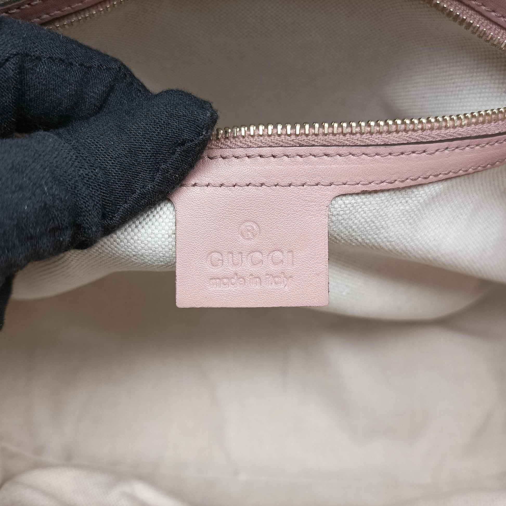 Microguccissima Beige Patent Leather 309617 H014882000マイクログッチシマ ベージュ パテント 309617 H014882000