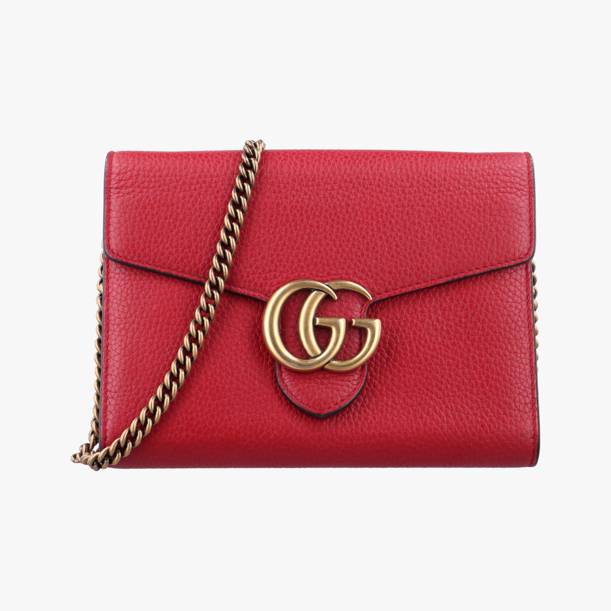 GG Marmont Red Leather 401232 GGマーモント レッド レザー 401232 