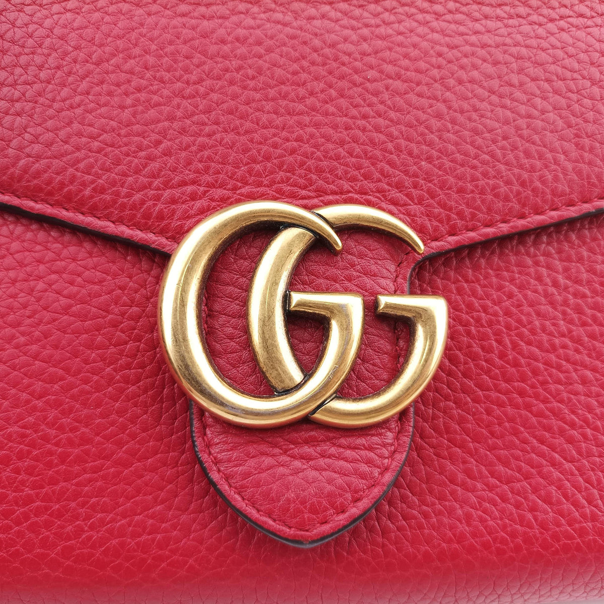 GG Marmont Red Leather 401232 GGマーモント レッド レザー 401232 