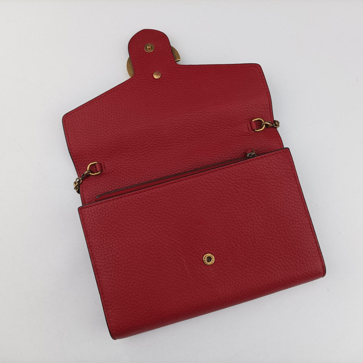GG Marmont Red Leather 401232 GGマーモント レッド レザー 401232 