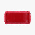 Lady Dior Heart Crystal Cannage Fringe Red×Multicolour Tweed×Enamel 11-MA-1102レディ ディオール ハート クリスタル カナージュ フリンジ レッド×マルチカラー ツイード×エナメル 11-MA-1102