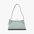 GG Emblem Green GG Coated Canvas×Leather 820696 GGエンブレム グリーン GGコーテッドキャンバス ×レザー 820696 