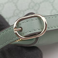 GG Emblem Green GG Coated Canvas×Leather 820696 GGエンブレム グリーン GGコーテッドキャンバス ×レザー 820696 