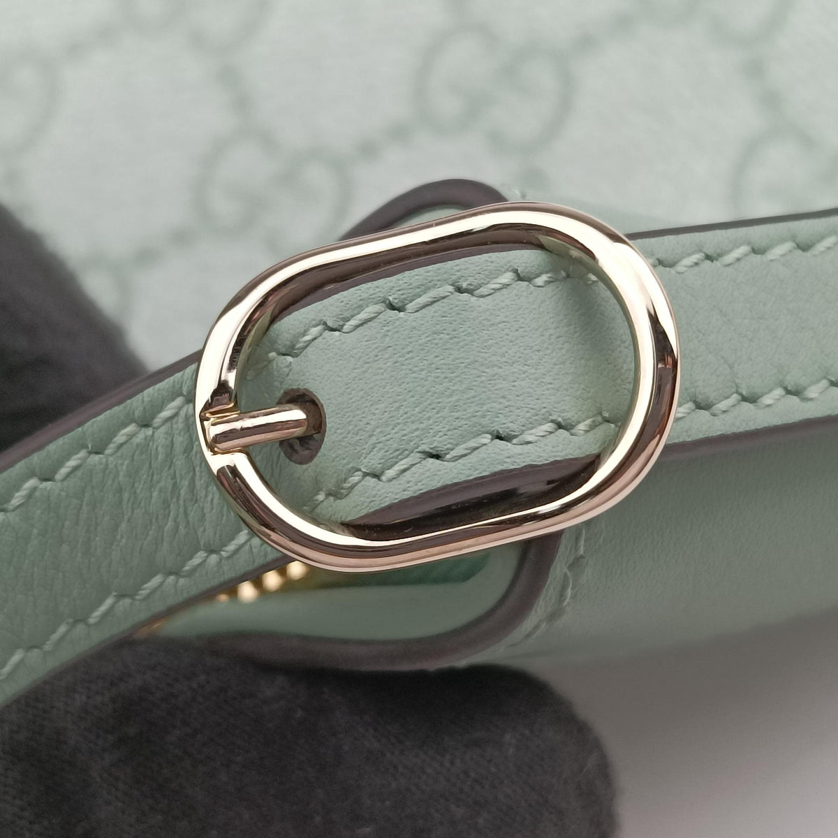 GG Emblem Green GG Coated Canvas×Leather 820696 GGエンブレム グリーン GGコーテッドキャンバス ×レザー 820696 