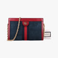 Ophidia Navy×red Suede×Leather 503877 G025923960オフィディア ネイビー×レッド スエード×レザー 503877 G025923960