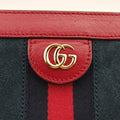 Ophidia Navy×red Suede×Leather 503877 G025923960オフィディア ネイビー×レッド スエード×レザー 503877 G025923960