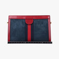 Ophidia Navy×red Suede×Leather 503877 G025923960オフィディア ネイビー×レッド スエード×レザー 503877 G025923960