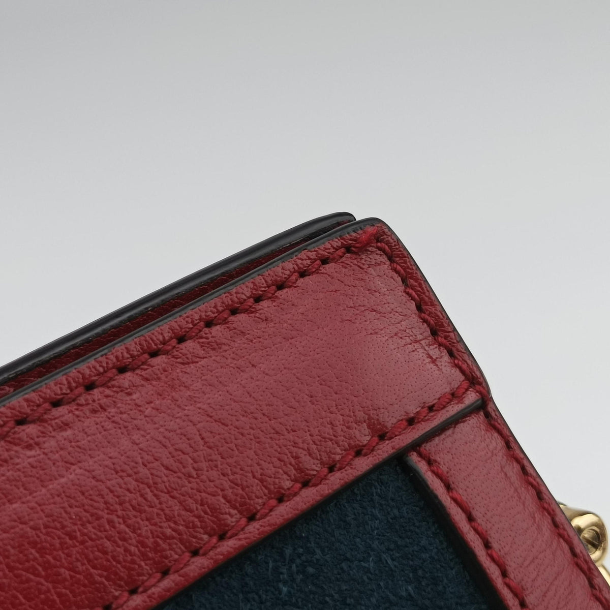 Ophidia Navy×red Suede×Leather 503877 G025923960オフィディア ネイビー×レッド スエード×レザー 503877 G025923960