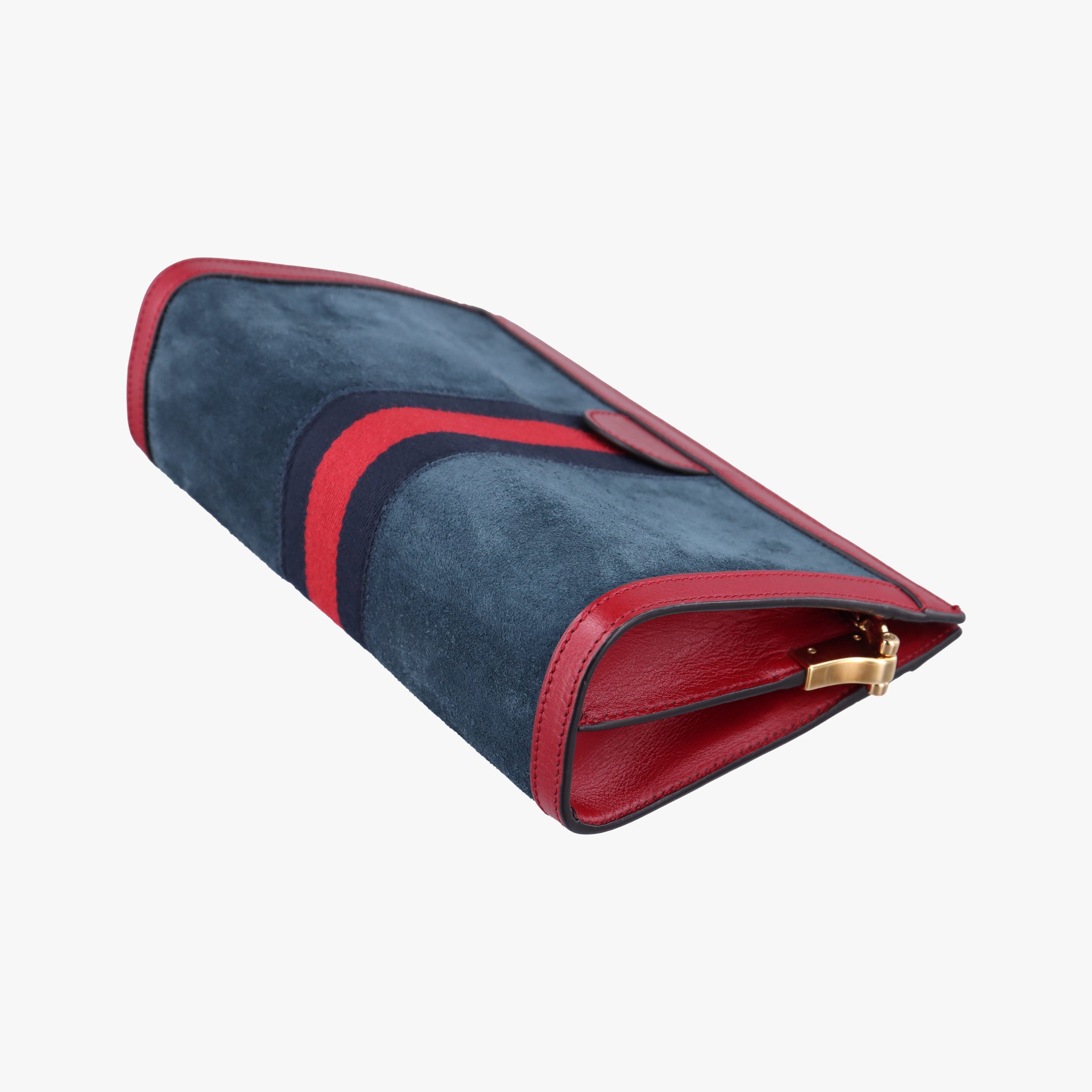 Ophidia Navy×red Suede×Leather 503877 G025923960オフィディア ネイビー×レッド スエード×レザー 503877 G025923960