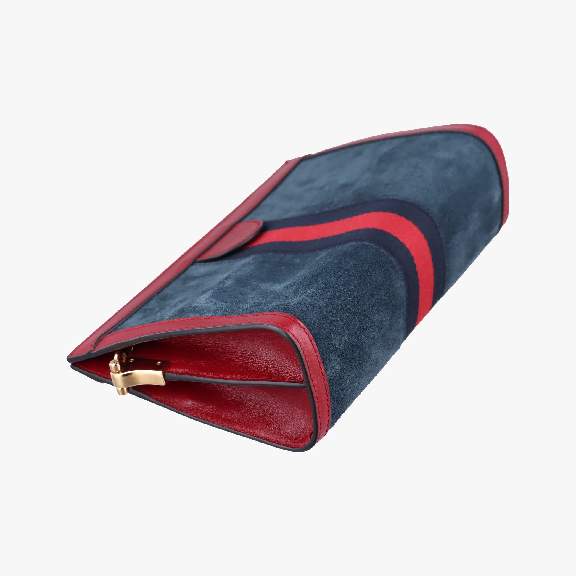 Ophidia Navy×red Suede×Leather 503877 G025923960オフィディア ネイビー×レッド スエード×レザー 503877 G025923960