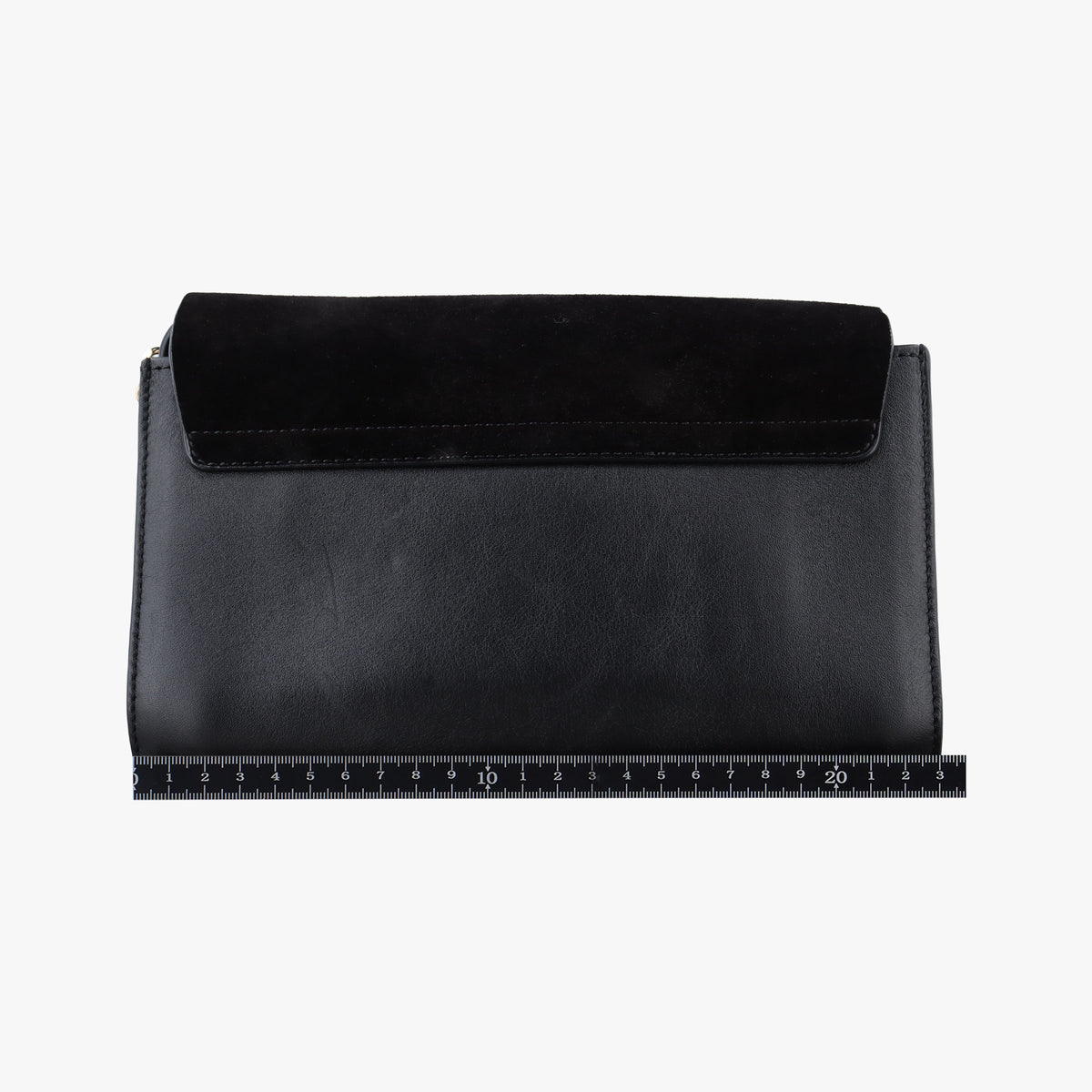 Pre-owned Chloe FAYE Black Leather × suede  shoulderbag | stylenewstar