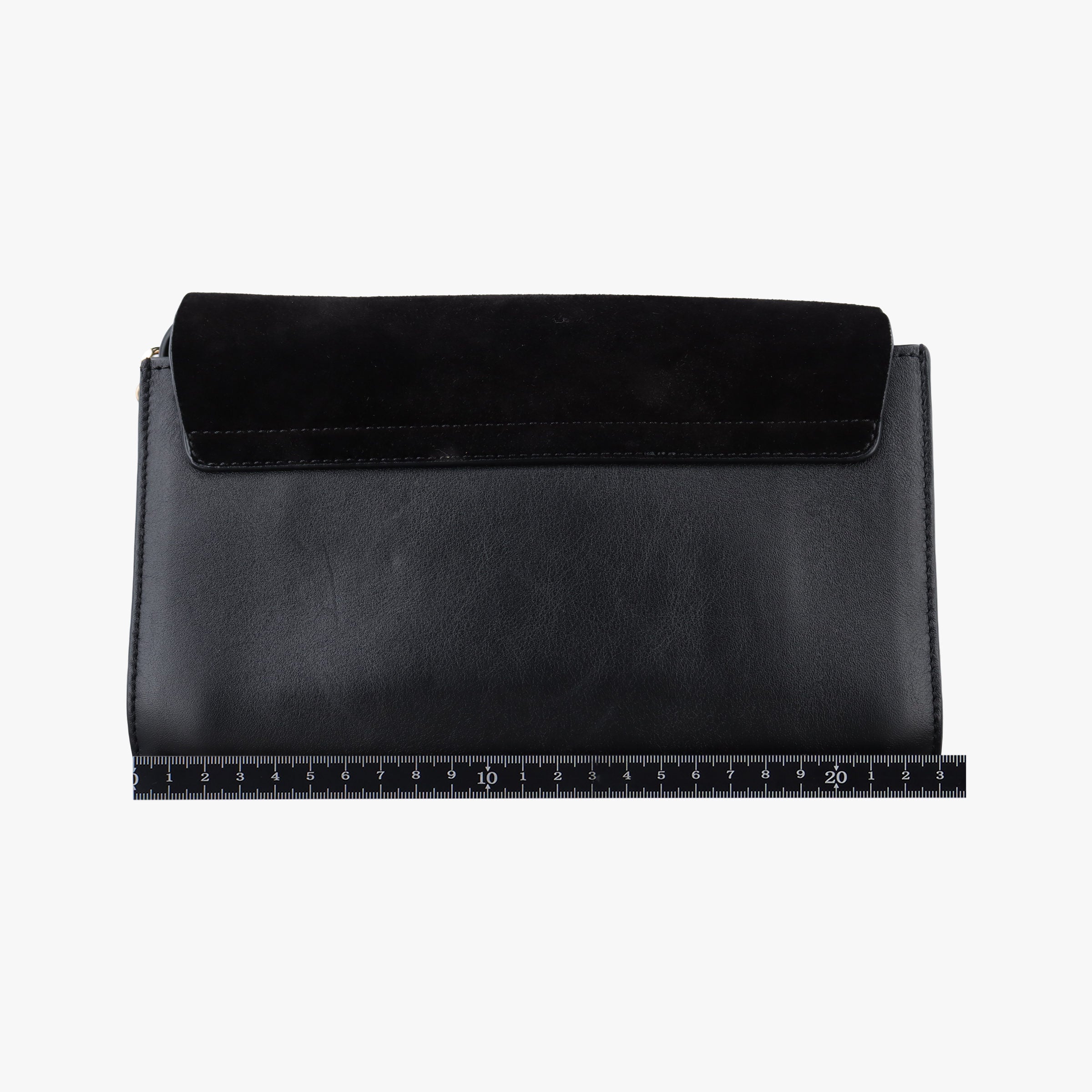 Pre-owned Chloe FAYE Black Leather × suede  shoulderbag | stylenewstar