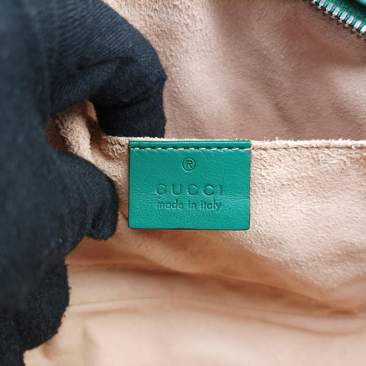 GG Marmont Green Leather 447632 H023901532GGマーモント グリーン レザー 447632 H023901532