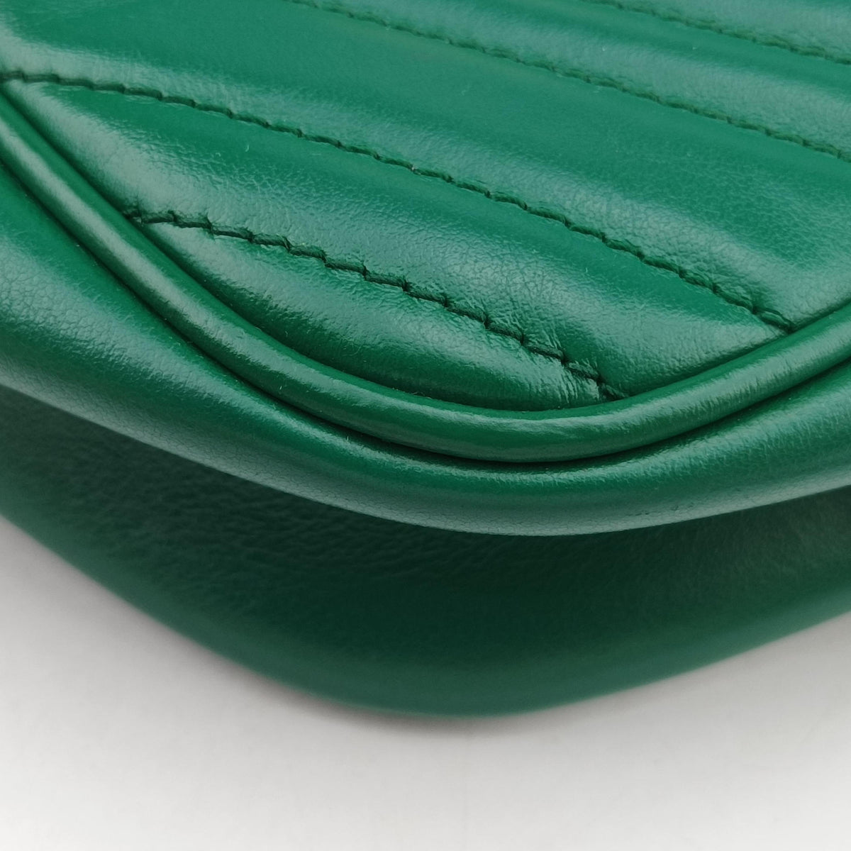 GG Marmont Green Leather 447632 H023901532GGマーモント グリーン レザー 447632 H023901532