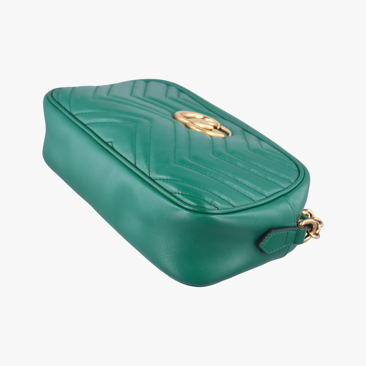 GG Marmont Green Leather 447632 H023901532GGマーモント グリーン レザー 447632 H023901532