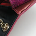 Pre-owned Christian Louboutin Sweet Charity Scarabe Spike Pink Patent  shoulderbag | stylenewstar
