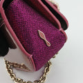 Pre-owned Christian Louboutin Sweet Charity Scarabe Spike Pink Patent  shoulderbag | stylenewstar