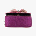Pre-owned Christian Louboutin Sweet Charity Scarabe Spike Pink Patent  shoulderbag | stylenewstar