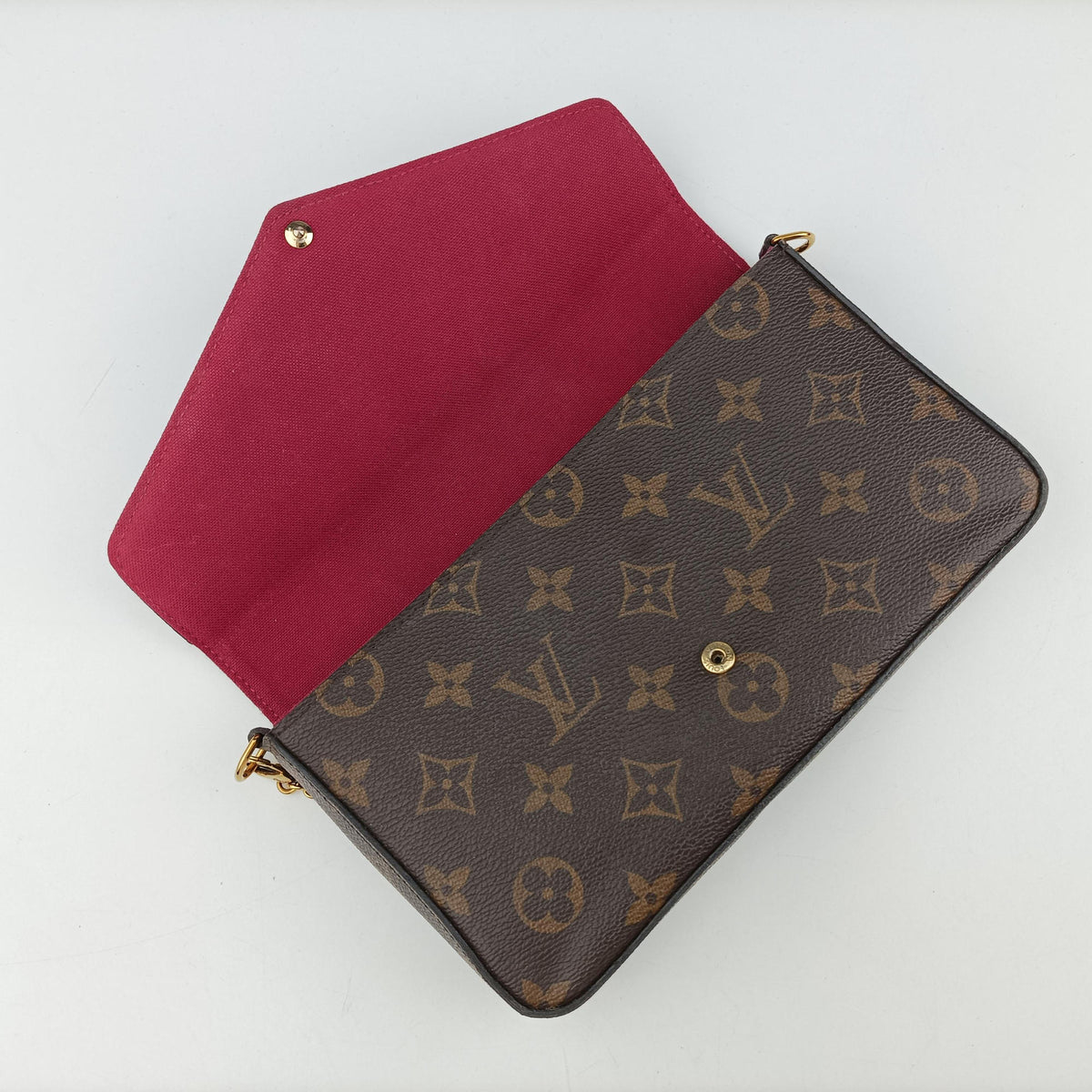 Pochette Felicie Brown Monogram Canvas M61276 CA4109 IC Chipポシェット フェリシー モノグラム/ブラウン モノグラムキャンバス M61276 CA4109 ICチップ