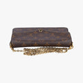 Pochette Felicie Brown Monogram Canvas M61276 CA4109 IC Chipポシェット フェリシー モノグラム/ブラウン モノグラムキャンバス M61276 CA4109 ICチップ