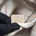 Miss GG Hobo beige×White canvas×leather 326514 D017055745ミス GG ホーボー ベージュ×ホワイト キャンバス×レザー 326514 D017055745